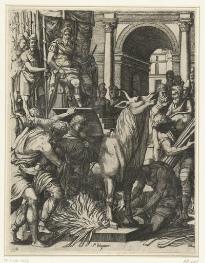 Phalaris Boğası by Pierre Woeiriot (II)