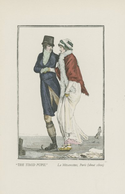 Timid Pupil, Paris (about 1800)  by Pierre de La Mesangere