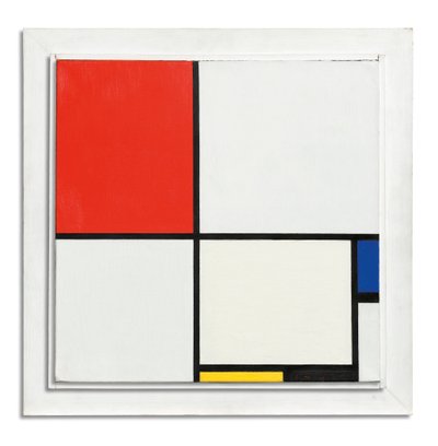 Kırmızı, Mavi, Sarı ve Siyah ile Kompozisyon No. III by Piet Mondrian