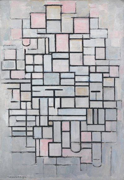 Kompozisyon No. IV by Piet Mondrian
