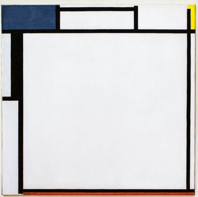 Kare kompozisyon by Piet Mondrian