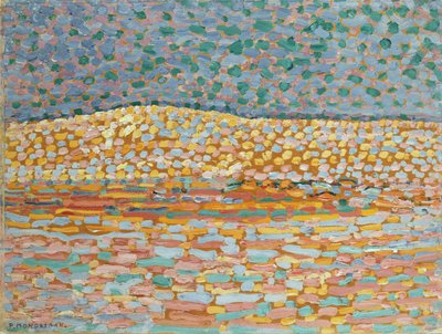 Pointillist Dune Study, Crest Solda by Piet Mondrian