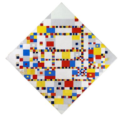 Zafer Boogie Woogie (bitmemiş) by Piet Mondrian