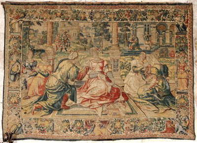Mark Antony ve Kleopatra Goblen by Pieter (attr. to) Coecke van Aelst