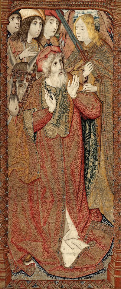 Tanrı'nın Annesinin veya Altın Serçelerin Zaferleri, 1500-02 dolayları (goblen) by Pieter (attr. to) Coecke van Aelst