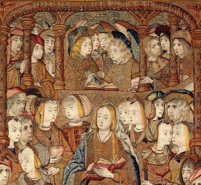 Tanrı'nın Annesinin veya Altın Serçelerin Zaferleri, 1500-02 dolayları (goblen) by Pieter (attr. to) Coecke van Aelst