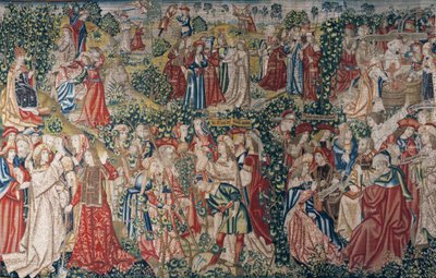 Bağdaki işçilerin benzetmesi, yaklaşık 1500 (goblen) by Pieter (studio of) Coecke van Aelst