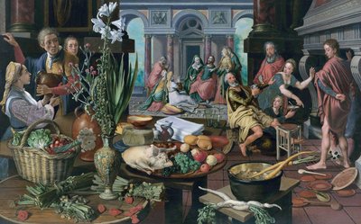 Martha ve Meryem Evinde Mesih by Pieter Aertsen