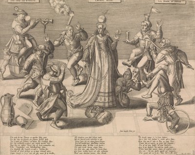 Dünyanın Dansı, 16. yüzyılın ortalarında. by Pieter Balten.