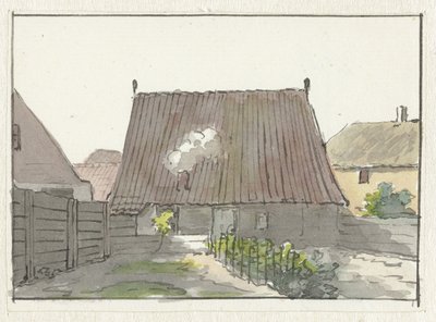 arka bahçeli ev by Pieter Bartholomeusz. Barbiers