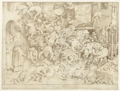 Büyücü Hermogenes'in Düşüşü by Pieter Bruegel (I)
