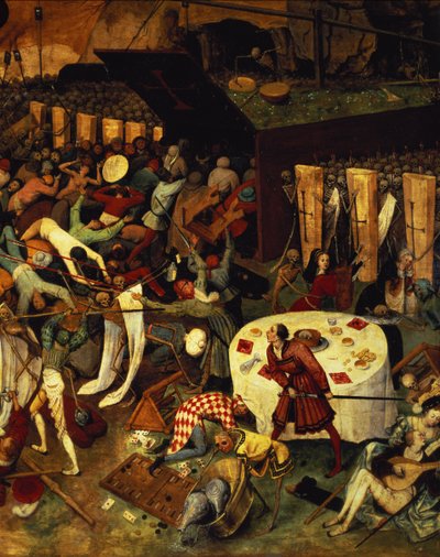 Ölümün Zaferi, sağ alt bölümün detayı, 1562 by Pieter Bruegel the Elder