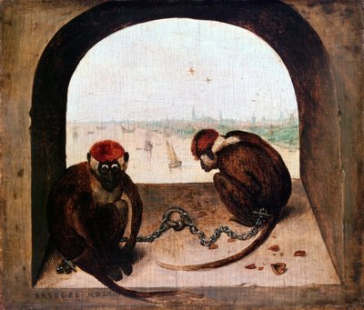 İki Maymun, 1562 by Pieter Bruegel the Elder