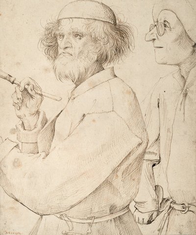 Ressam ve Alıcı by Pieter Bruegel the Elder