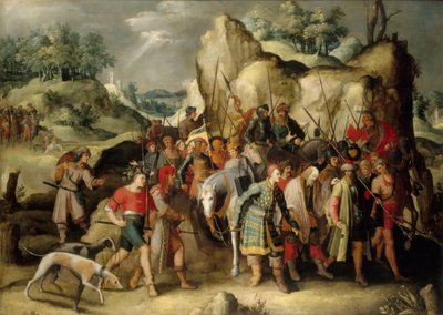 Aziz Paul Dönüşümü. by Pieter Brueghel the Younger