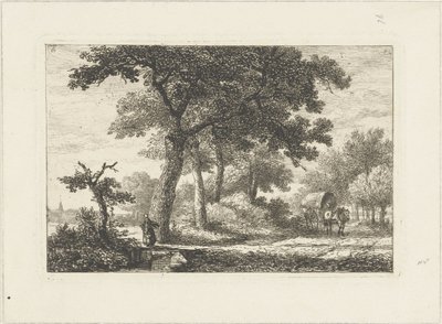 Kapalı vagon ile manzara Su manzaraları (dizi başlığı) by Pieter Casper Christ