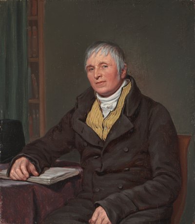 Charles Thompson, c.1818 (ahşap panel üzerine yağlıboya) by Pieter Christoffel Wonder