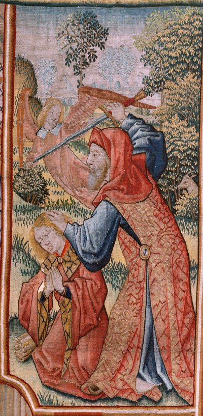 Flaman halısı. Bakirenin Hayatından Dizi Bölümleri; Tapınakta Sunum (Presentación en el Templo). Serinin ikinci halısı. Jan van Roome
