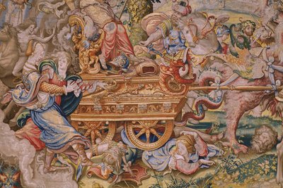 Flaman halısı. Yedi büyük günah: Kibir (gurur). Karikatürist Pieter Coecke van Aelst. Brüksel Atölyesi. yaklaşık 1542-1544. by Pieter Coecke van Aelst