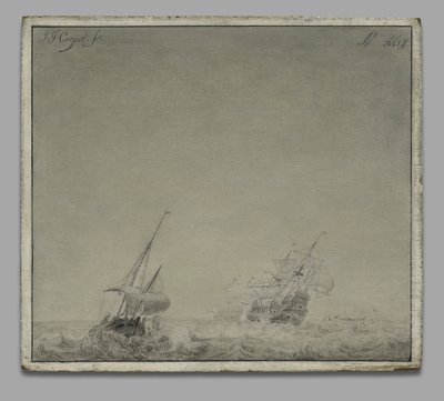 Fırtınalı Bir Deniz by Pieter Coopse