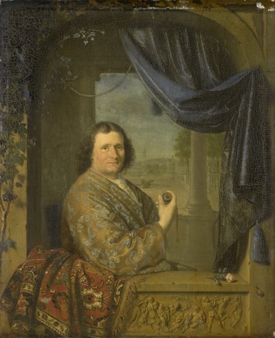 Saat tutan bir adamın portresi, 1688 by Pieter Cornelisz Slingelandt van