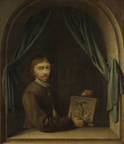 Bir Ressamın Portresi by Pieter Cornelisz. van Egmondt (attributed to)