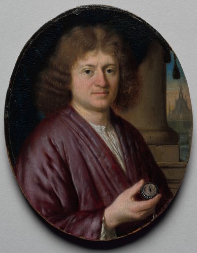 Saat Tutan Bir Adamın Portresi, c. 1665-70. by Pieter Cornelisz van Slingelandt