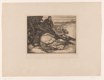 Yaralı At by Pieter Dupont (signed by artist)