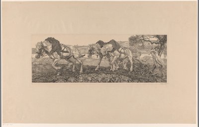 Çiftçi atlar (orijinal başlık) by Pieter Dupont (signed by artist)