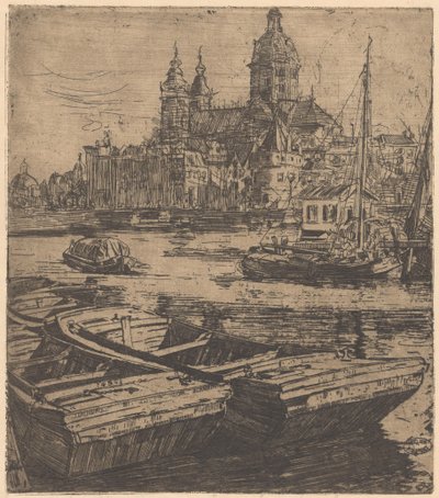Amsterdam'daki Aziz Nikolaos Bazilikası by Pieter Dupont