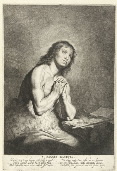 Aziz John the Baptist S. Ioannes Babtista (nesne üzerindeki başlık) by Pieter Fransz de Grebber