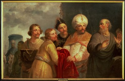 Peygamber Elişa'nın Naaman'dan Gelen Hediyeleri Reddetmesi by Pieter Fransz. de Grebber