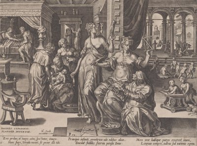 Çocuk Doğum, İnsan Hayatının Seyri, 1570. by Pieter Furnius