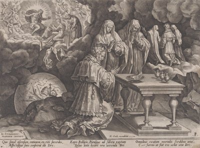 Yaşlılık ve Ölüm, İnsan Hayatının Seyri, 1570. by Pieter Furnius