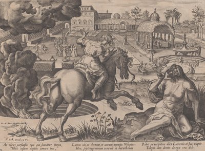 Lüksün Baştan Çıkarılması, İnsan Hayatının Seyri, 1570. by Pieter Furnius