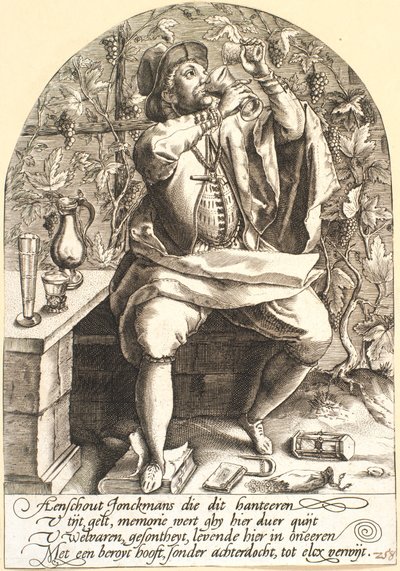 Tanrım, sarhoşluk üzerine hiciv by Pieter Goos