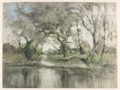Sahildeki ağaçlar by Pieter H.J.J. Ras (signed by artist)