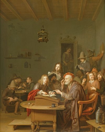 Bir Okul Odasının İçi by Pieter Harmansz Verelst