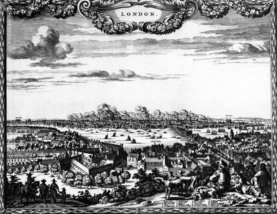 Büyük Londra Yangını, 1666 by Pieter Hendricksz Schut