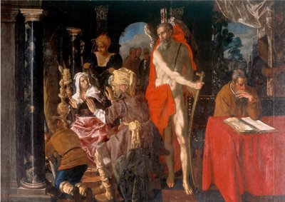 Yaşlılık Alegorisi. Zaman ve Bilgin by Pieter Isaacsz