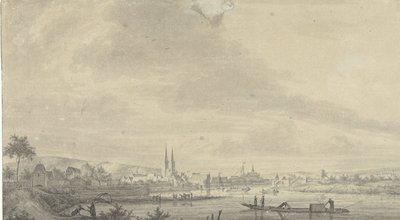 Höxter kasabasının görünümü by Pieter Jan van Liender