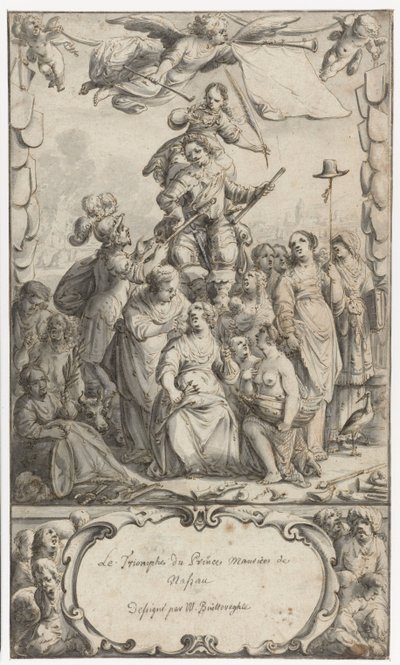 Frederick Hendrick van Nassauw için Ön Kapak Tasarımı by Pieter Jansz