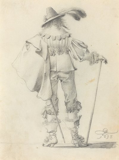 Arkadan Görülen beyefendi by Pieter Jansz Quast