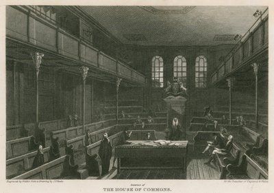 Avam Kamarası İçişleri, Westminster, Londra by Pieter Jansz. Quast