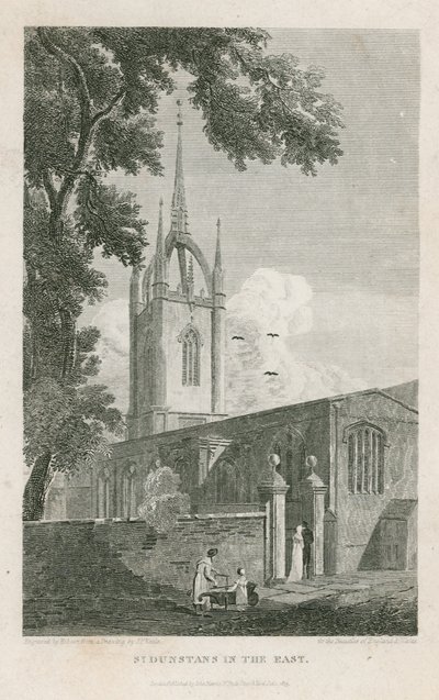St Dunstan Doğu, Londra'da by Pieter Jansz. Quast