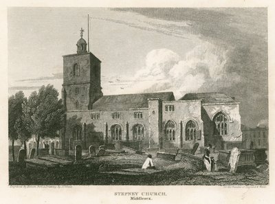 Stepney Kilisesi, Londra by Pieter Jansz. Quast