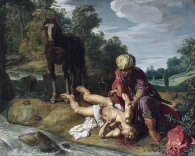 İyi Samiriyeli - İyi Samiriyeli - Tablo Pieter Pietersz Lastman (1583-1633), c. 1612 - Tuval üzerine yağlı boya by Pieter Lastman