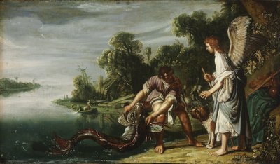 Balıklı melek ve Tobias by Pieter Lastman