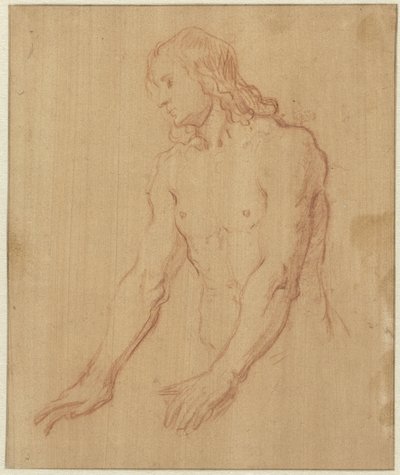 Çıplak Genç Adam, Yarım Boy by Pieter Lastman