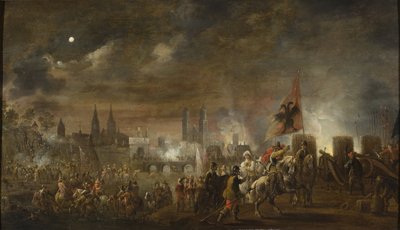 Magdeburg Yağmalaması (Otuz Yıl Savaşları) - Magdeburg Kuşatması by Pieter Meulener